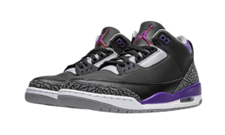 Air Jordan 3 Court Purple Black Cement CT8532-050