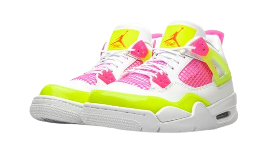 Air Jordan 4 Retro White Lemon Pink - Click Image to Close