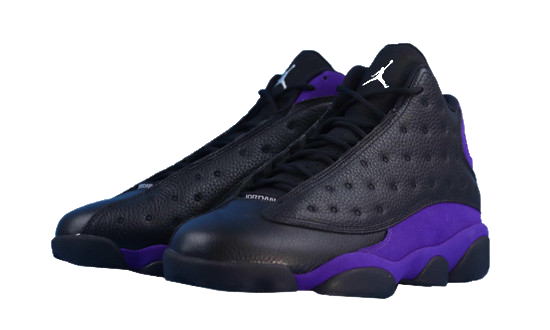 Air Jordan 13 Black / Purple - Click Image to Close